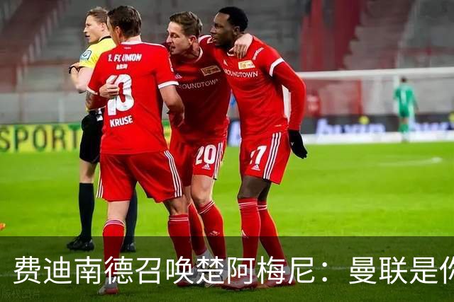费迪南德召唤楚阿梅尼：曼联是你的唯一归宿，想成事的话就来吧！